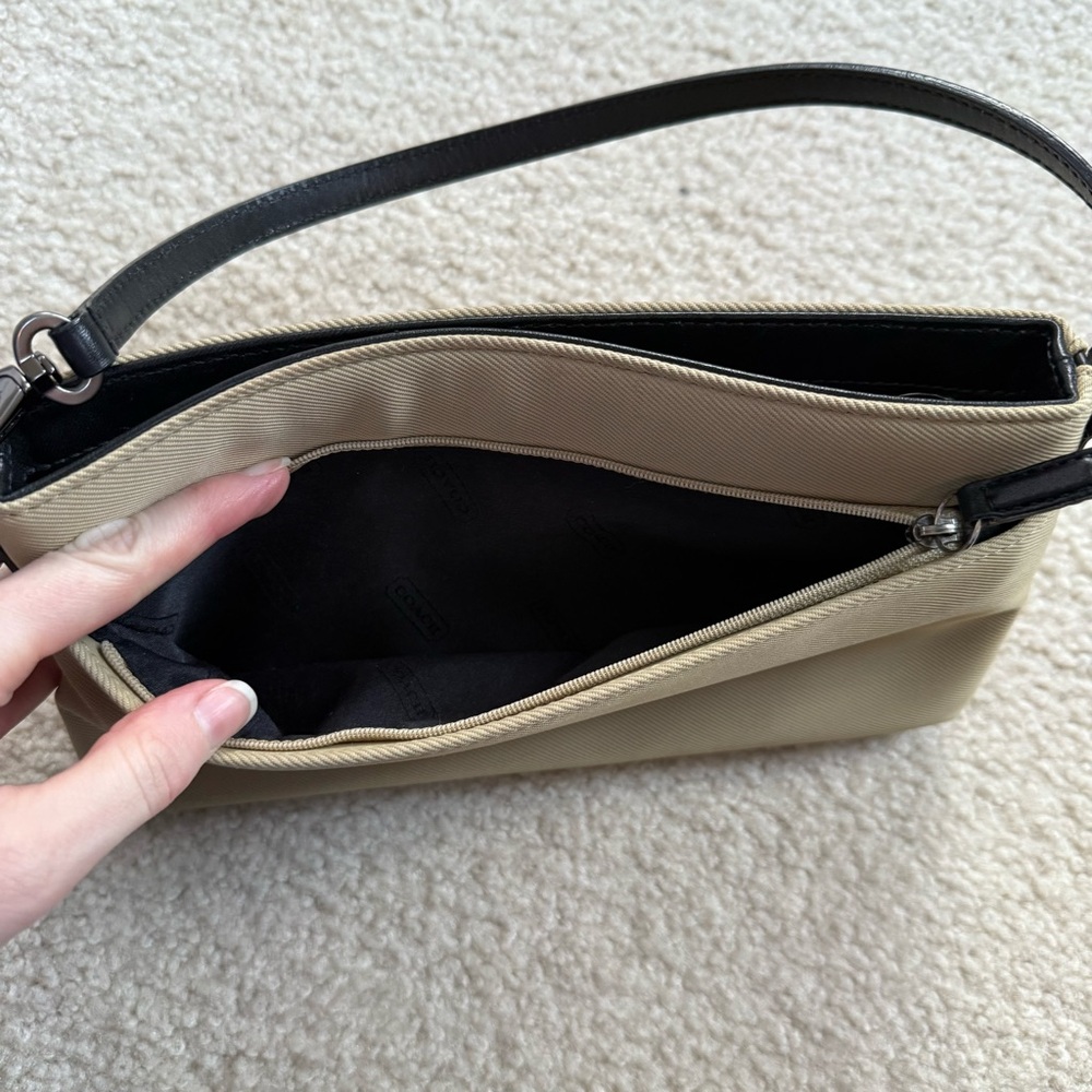 Vintage coach Mercer Demi baguette twill 7407 mini bag - Picture 6 of 13